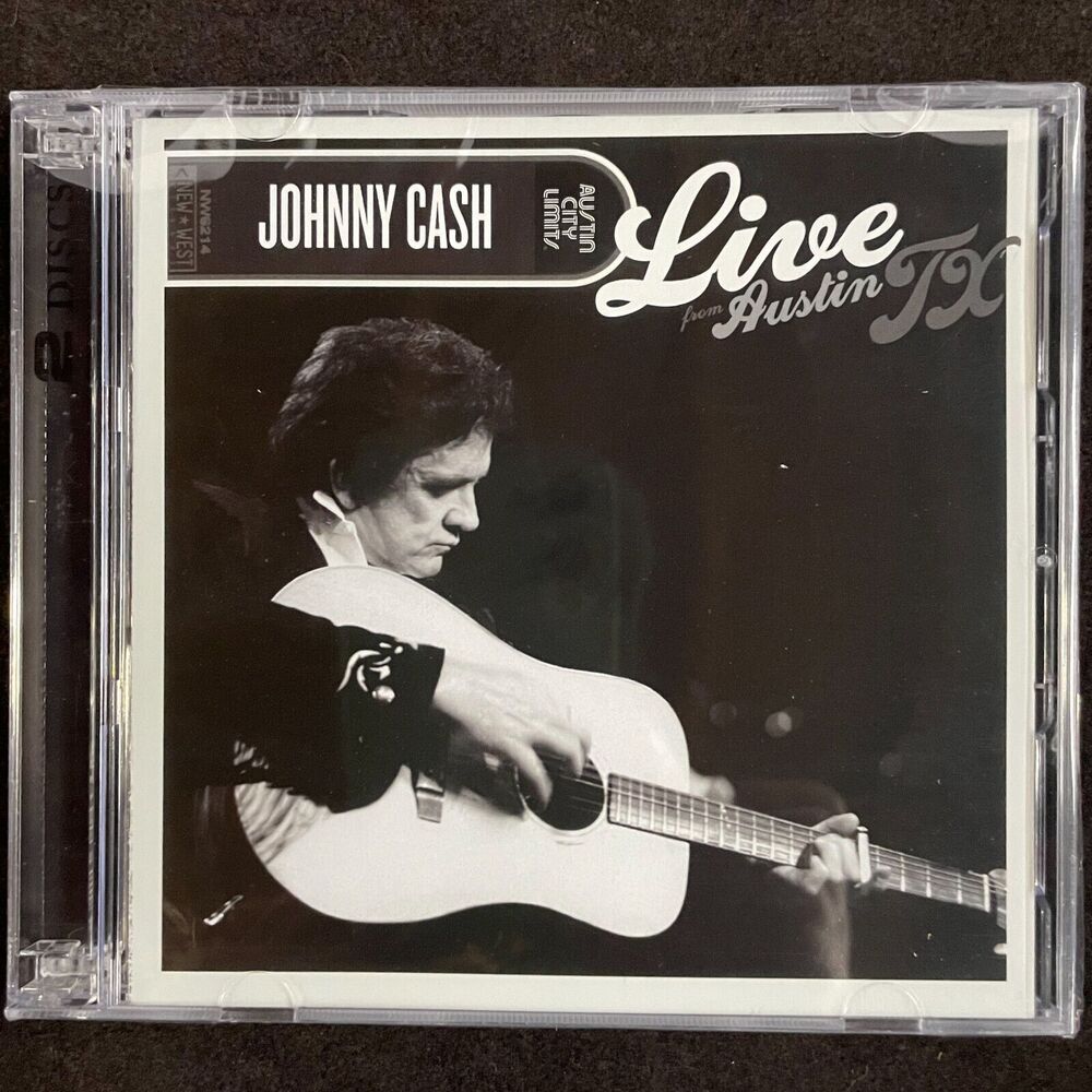 Johnny Cash NEW Live From Austin, TX Compact Disc, CD, + DVD, New West, 2012